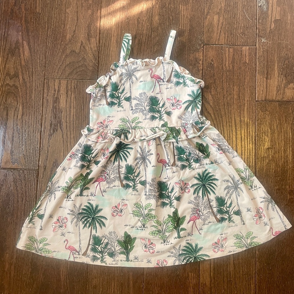 EUC Tropical Print Kids Dress